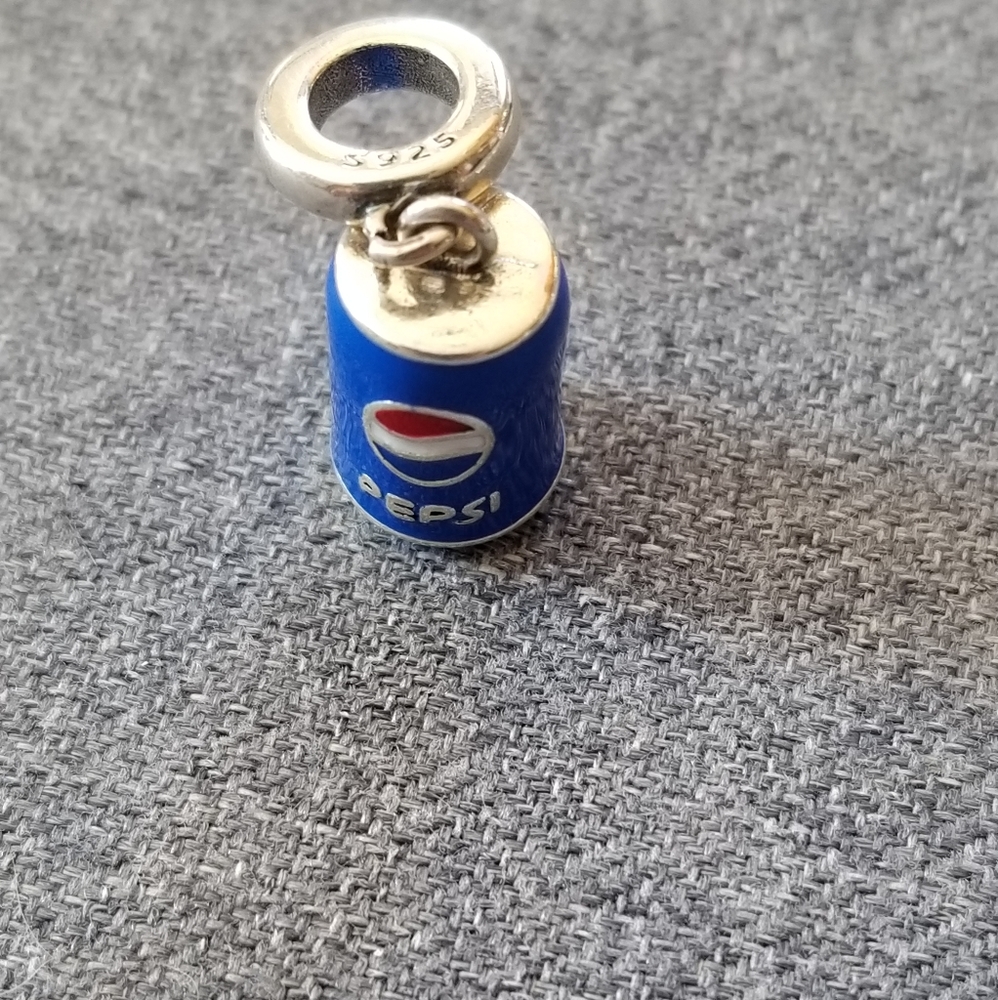 COPY - Sterling silver Pepsi can dangle charm